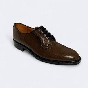 NWOT Vintage John Hampton Handcrafted Leather Derby Shoes | Size 9 1/2